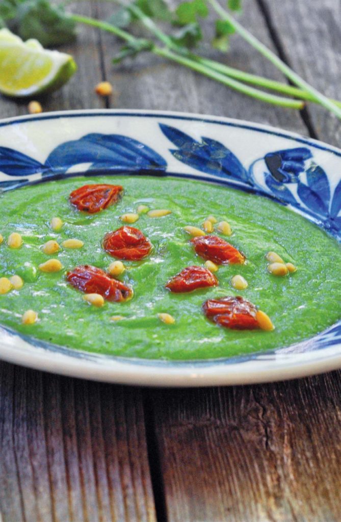 Cold Zucchini and Cilantro Soup Edible Dallas and Fort Worth