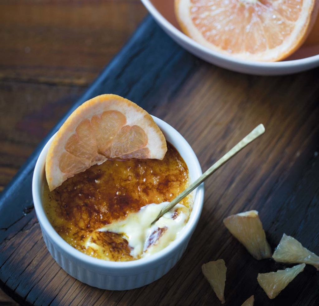 Grapefruit Crème Brûlée Edible Dallas and Fort Worth